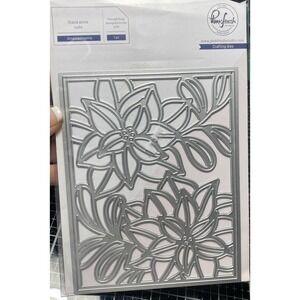 Pinkfresh Studio Die Ornate Poinsettia Cover Plate Stand Alone PFSA2720 Card DIY
